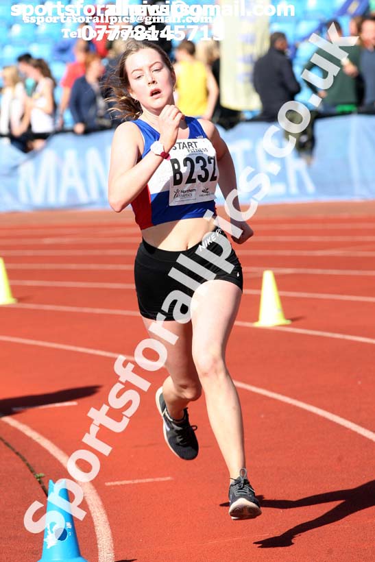 Girls under-15s  Northern 3 Stage Road Relay, SportsCity, Manchester. Photo: David T. Hewitson/Sports for All Pics